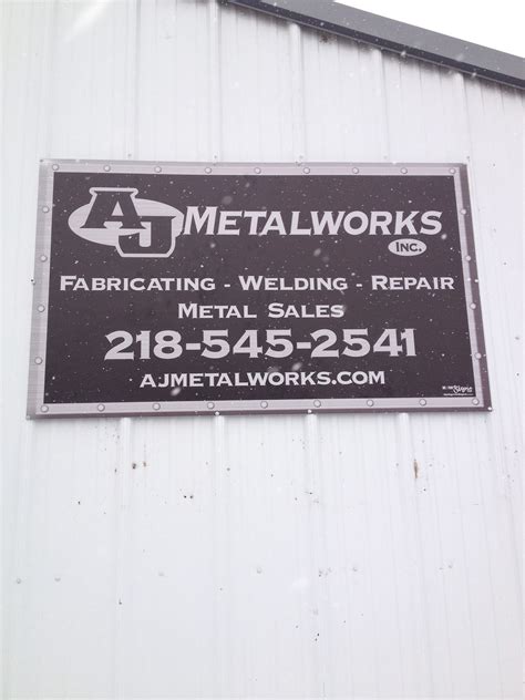 aj metal fabricators|aj metal works crosby mn.